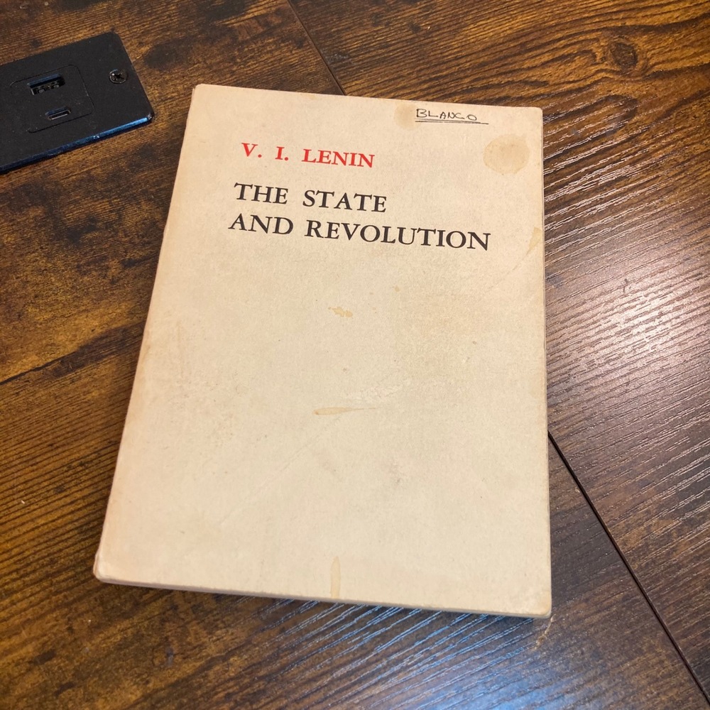 Lenin The State and Revolution 1973 China Vtg Socialism Communist Paperback Book